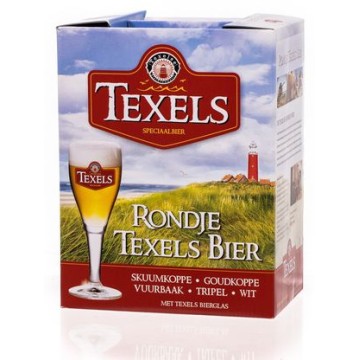 Texels rondje 5x33cl + glas