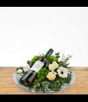 Bloemstuk met Witte wijn